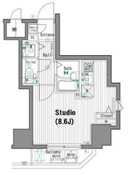 ガーラ芝御成門の物件間取画像